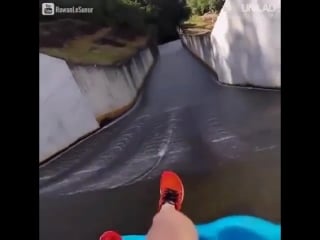 Adrenaline junkies are risking their lives down this porn waterslide @rowanlesueur via @uniladadventure