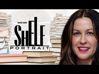 Alanis morissette takes us inside her massive home library | shelf portrait | marie claire