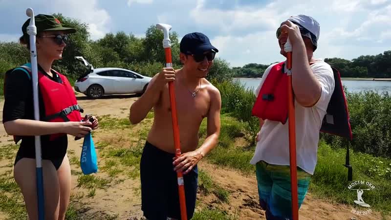 Sup прогулка «мосты оки»