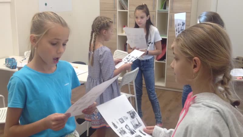 На занятии клюшиной т н отработка have to / to / because