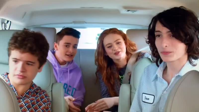 Karaoke porn video – Carpool karaoke with stranger things cast part 7