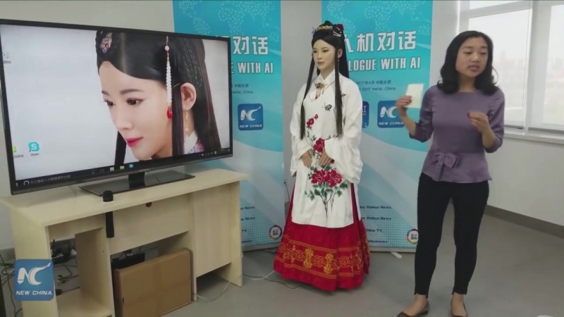 Chinas interactive robot jia jia dialogues with kevin kelly