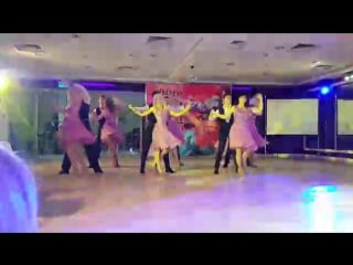 Групповой номер членов клубов и преподавателей galladance salsa lifestyle festival