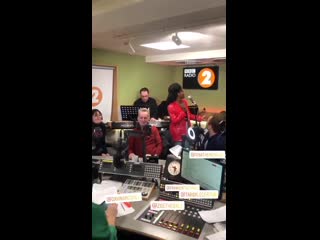 Video of @taronegerton on the zoe ball breakfast show at @bbcradio2 in london today 110