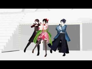 Mmd touken ranbu higher (dance ida,kashuu kiyomitsu,yamatonokami yasusada