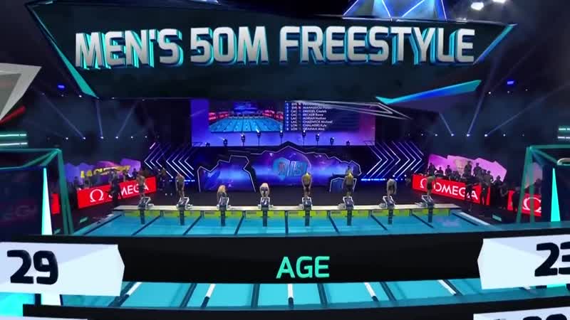 World record / dressel mens 50m freestyle isl / las vegas
