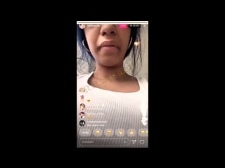 Cardi b eye swollen on instagram live did offset hit her