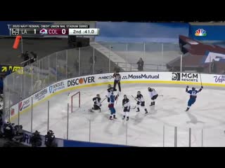 Top shelf, samuel girard we like the sound of that! #stadiumseries #goavsgo