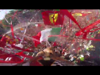 The *ultimate* view of the incredible monza podium from lewis hamilton's champagne bottle 🍾 italiangp 🇮🇹