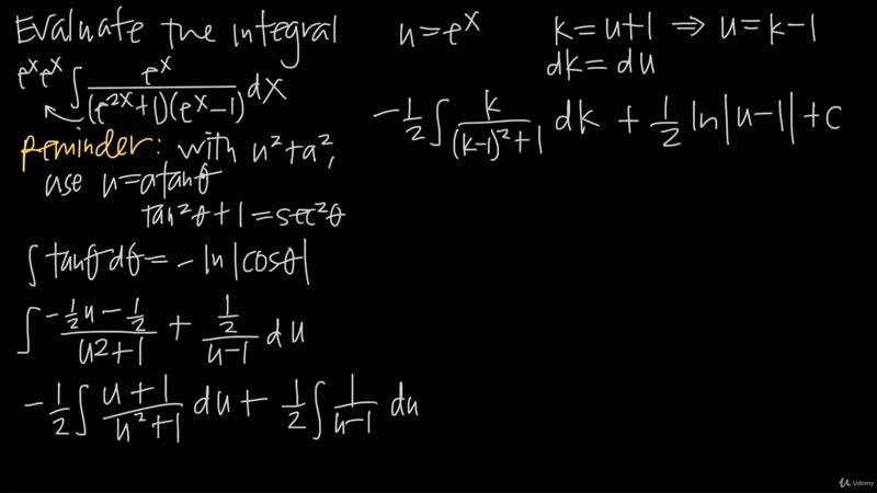 [13 integrals trigonometric substitution] 113 trigonometric substitution with tangent, example 2