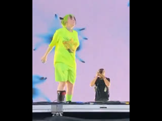 Billie performing “you should see me in a crown” at the aclfestival in austin