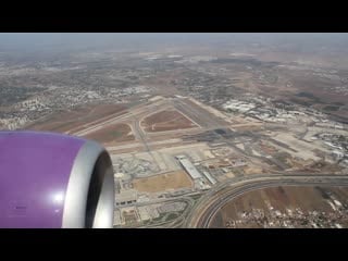 Посадка в тель авив бен гурион boeing 737 900 er мау landing approach at tel aviv ben gurion