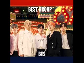 Congrats to @bts twt for winning best group