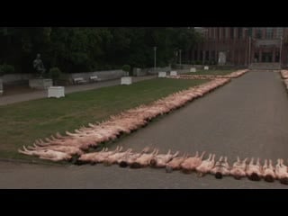 Spencer tunick in dusseldorf august 6 2006