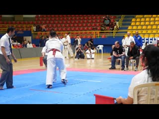 Aline alves vs amanda martins campeonato paulista de kyokushin 2019
