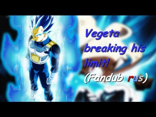 Vegeta turns beyond super sayian blue (semi fandub rus) for fun