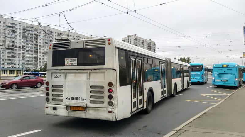Автобус, маршрут №6 лиаз 6213 20 б 5534 (15 09 2022) санкт петербург
