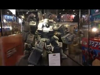 Toys alliance mas 02 megatron shown at acghk together with fall of cybertron optimus prototype and nemesis prime sample