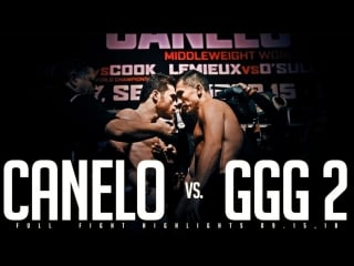 Gennady ggg goloin vs saul canelo alvarez 2 full highlights