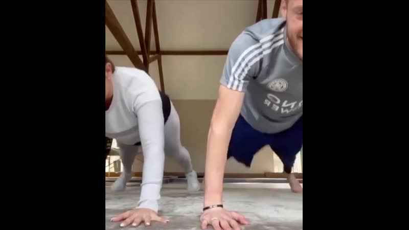 Тренироа варди с женой