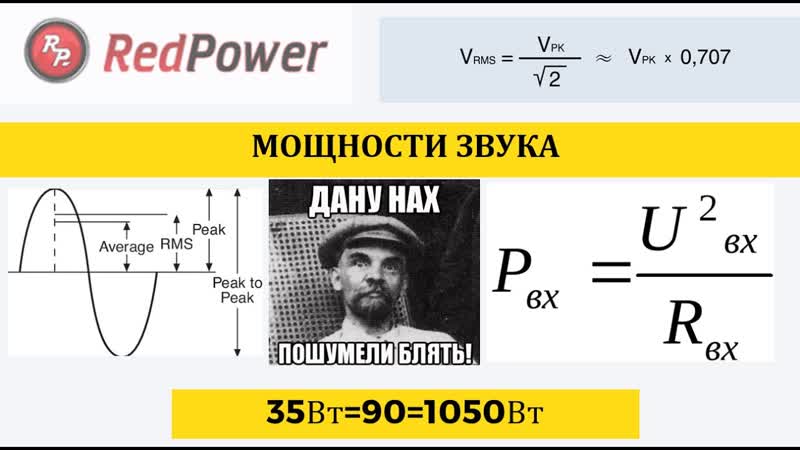 Стандарты мощности в звуке все врут и все правы