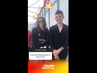 Pvris at reading/leeds fest answering fans questions rocksound great britain 24/08/2019