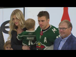 Wild pay tribute to zach parise feb 15, 2020