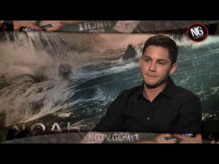 Russell crowe, emma watson, logan lerman, douglas booth & ray winstone on noah