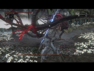 Bloodborne™ moon presence boss fight (ng, threaded cane)