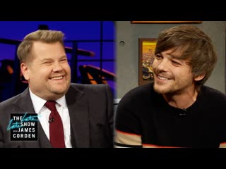 Louis tomlinson calls james corden out [rus sub]