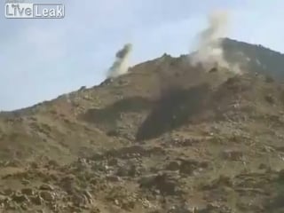 Isaf french troops ambushed,firefight in uzbeen valley,afghanistan w/ airstrikes (guncam)