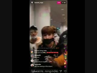 [sns] 181026 insta live @lucente noga