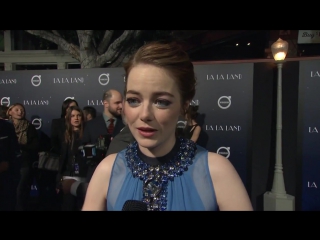 La la land la premiere emma stone mia