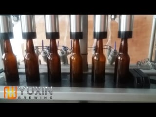 Bottle filling capping machine