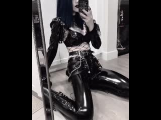 Gothic pvc dress