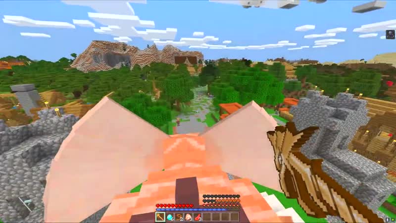 [добрый и кабан майнкрафт] 😱 майнкрафт, но мы скрафтили дракона!