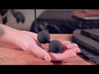 Fifty shades of grey tighten and tense silicone jiggle balls