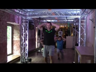 Wladimir klitschko homeworkout mit tim gabel, rafa infitness und goeerki