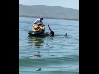 Levon kocharyan wakeboarding with my dad