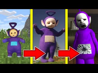 Как менялся слендипузик и его жизненный цикл в майнкрафт ! slendytubbies в minecraft