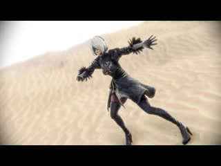 Танцы mmd nier automata 2b sand planet dance