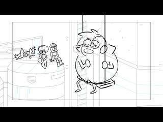 Ok ko "stop attaking the plaza" storyboard by danny ducker