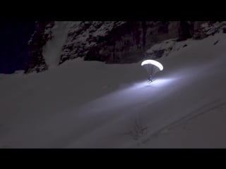 Speed riding at night in chamonix ndash moonline