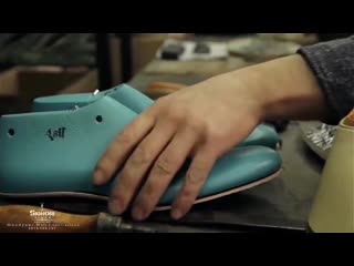 Cách giày tây nam gia công thủ công giày goodyear welt whole cut goodyear welt