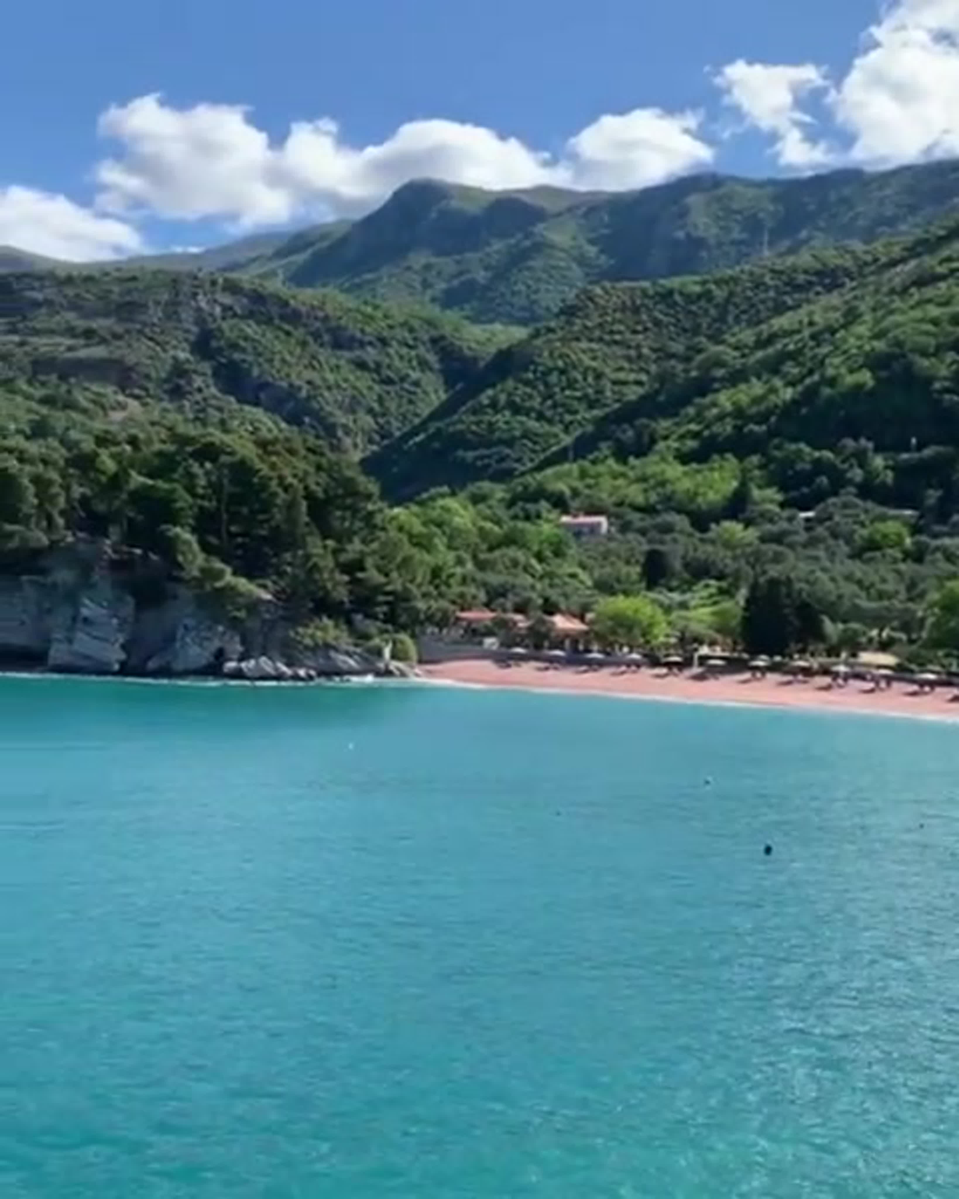 View from sveti stefan, montenegro watch online