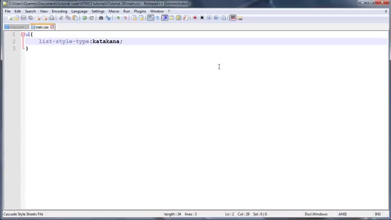Html5 and css3 beginners tutorial 28 styling lists