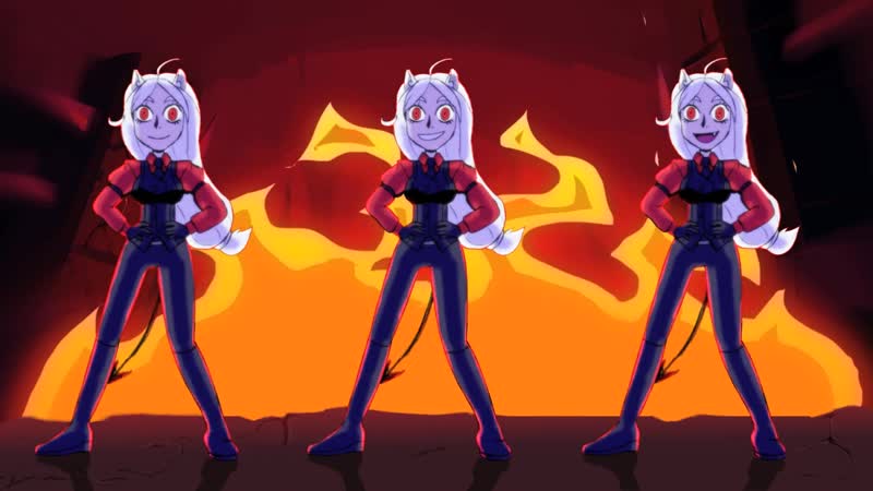 Helltaker cerberus dance animation