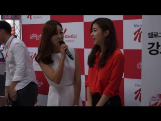 [fancam] 150822 kang sora at kelloggs special k fansigning event kyoungyoel lee