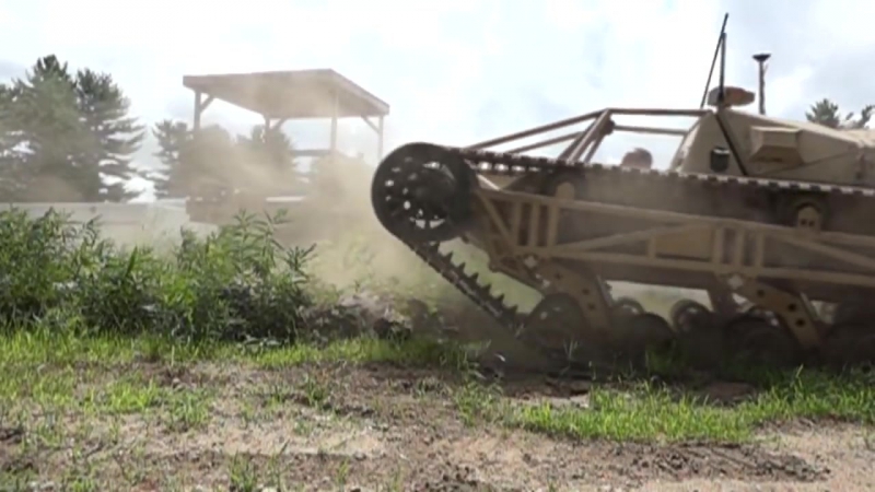 Ripsaw high speed suspension test