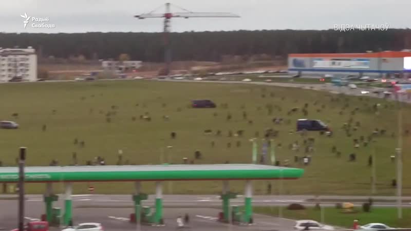 Людзей пачалі хапаць проста ў полі каля курапатаў